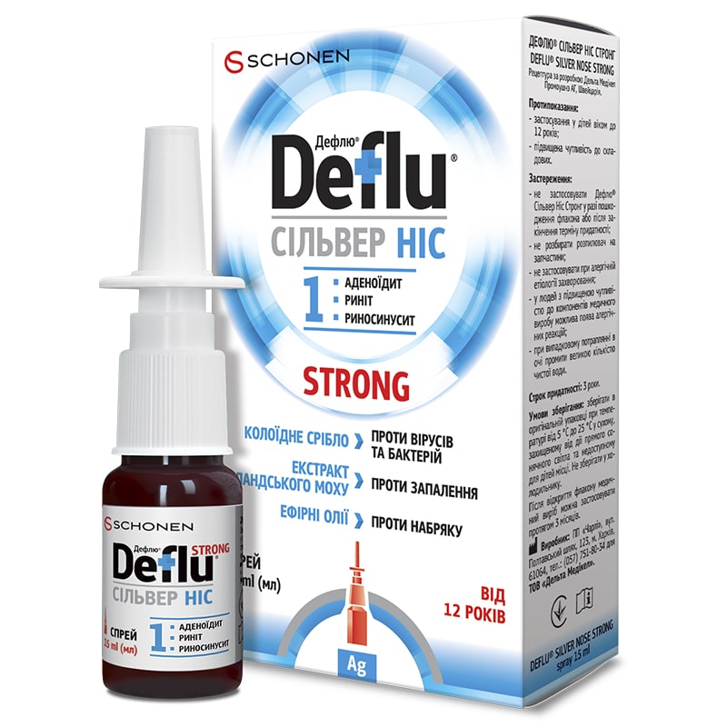 deflu сильвер нос стронг